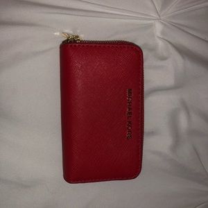 Micheal Kors Small Pebbled Leather Wallet